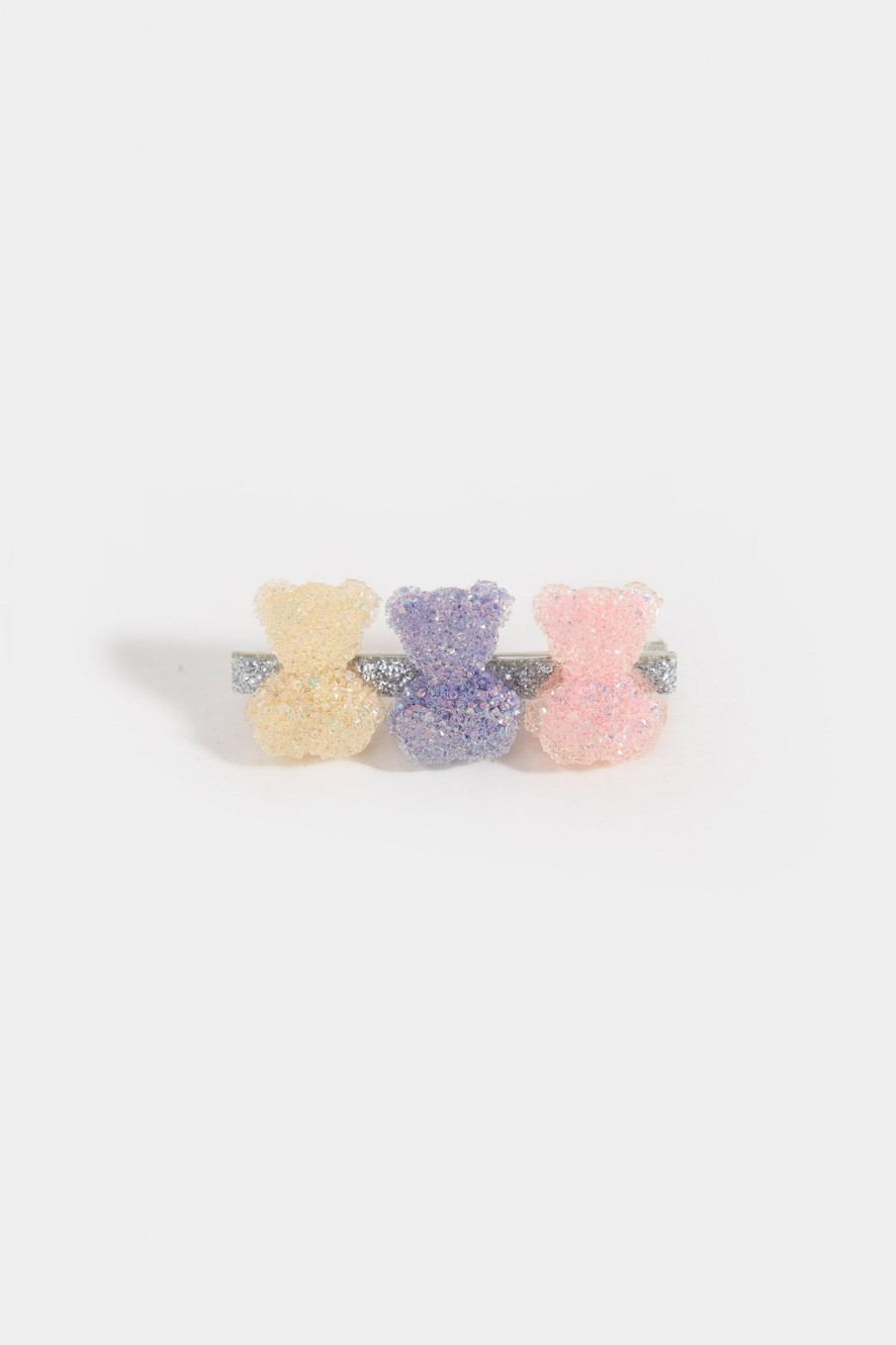 Wholesale Glittery Gummy Bear Hairclip Accessories