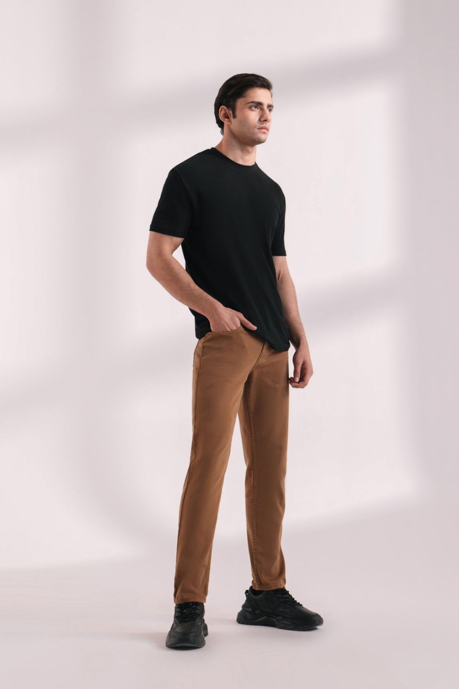 Hot Basic 5 Pocket Casual Trousers Trousers