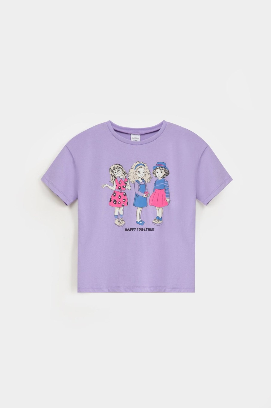 Clearance Happy Girls Graphic T-Shirt T-Shirts