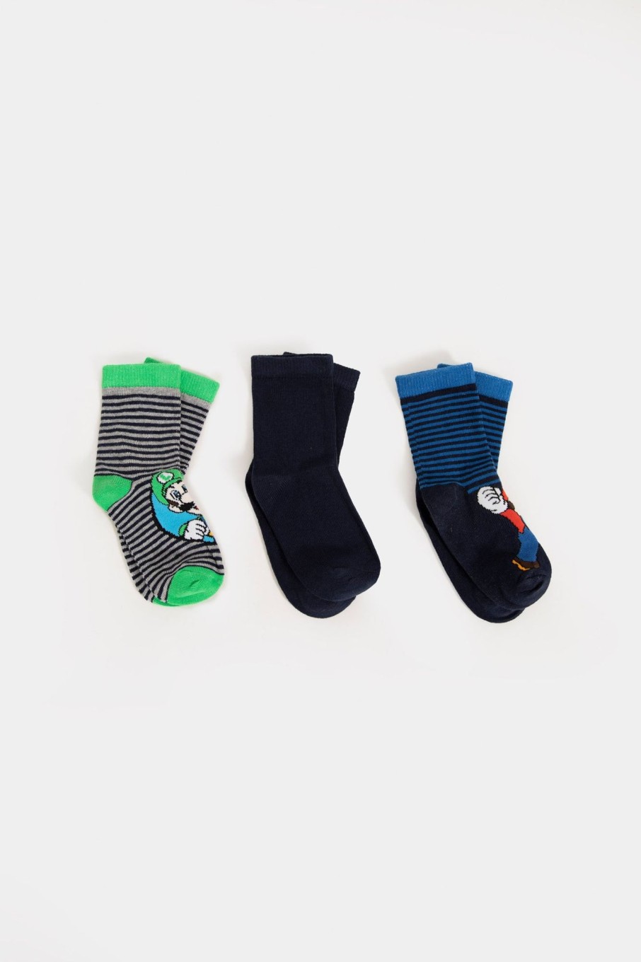 Clearance Pack Of 3-Super Mario Socks Accessories