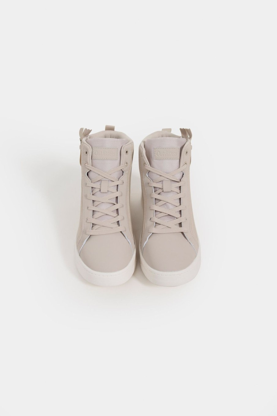 New High-Top Sneakers With Zip Detail Shoes