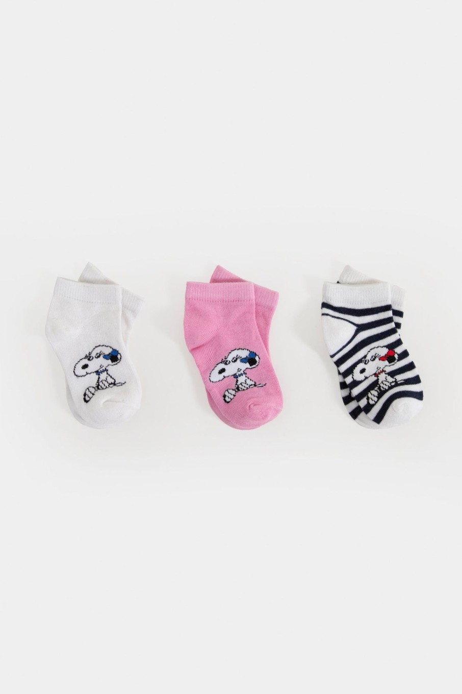 Hot Pack Of 3-Stripe & Cartoon Socks Accessories