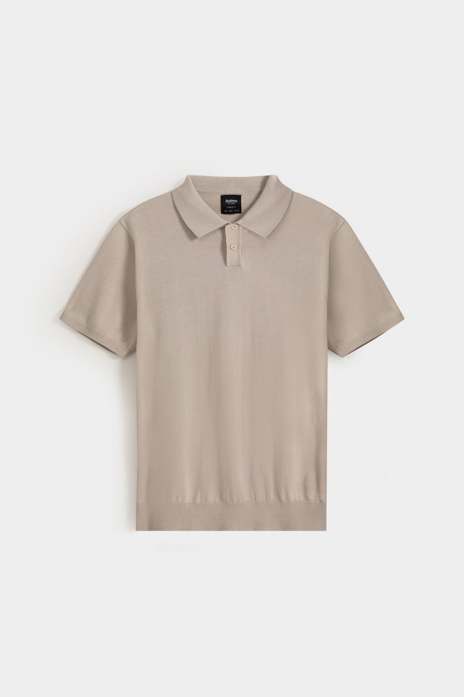 Online Premium Basic Knitted Polo Shirt Polos