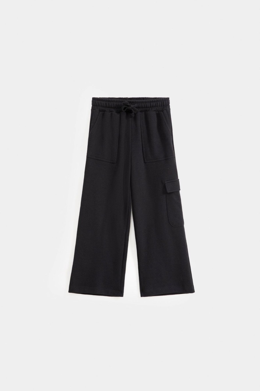 Hot Wide Leg Cargo Pocket Trouser Trousers