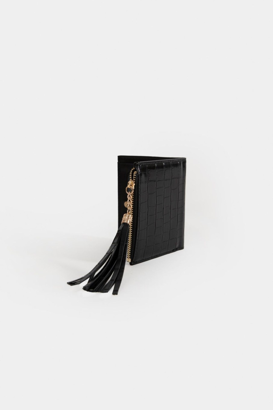 Online Wallet With Leather Fringe Pompom Detail Accessories