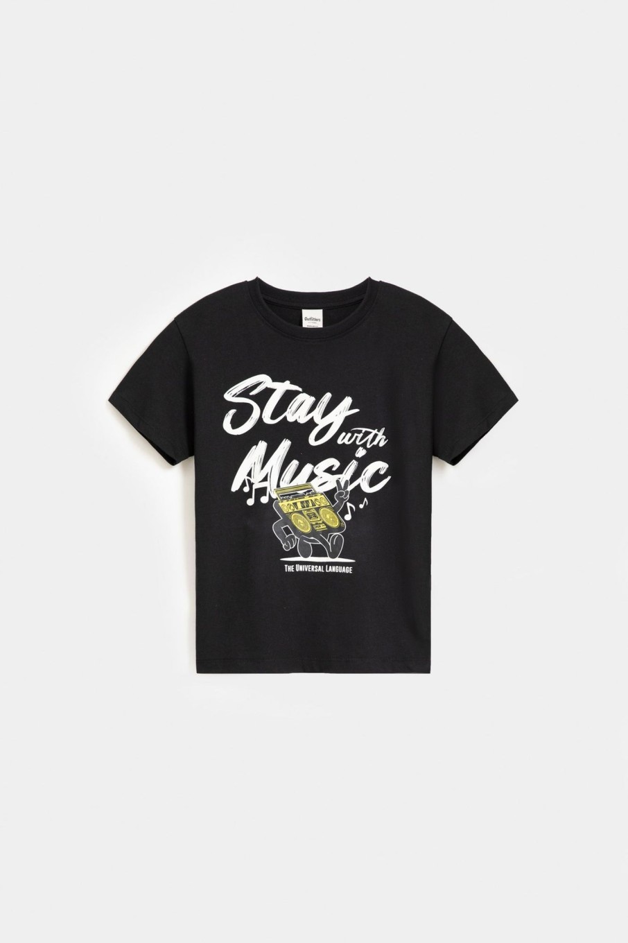 Clearance Music Slogan Tee T-Shirts