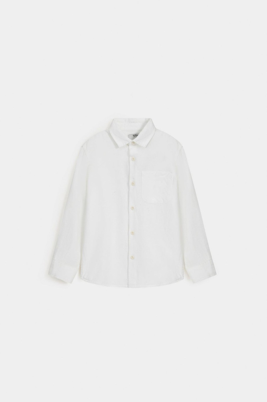 Clearance Basic Jacquard Button Down Shirt Shirts