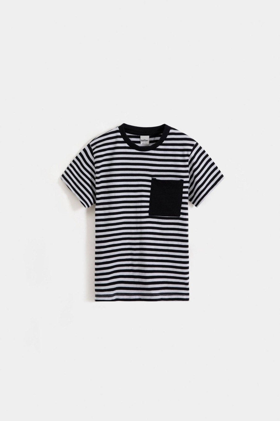 New Stripe T-Shirt With Patch Pocket T-Shirts