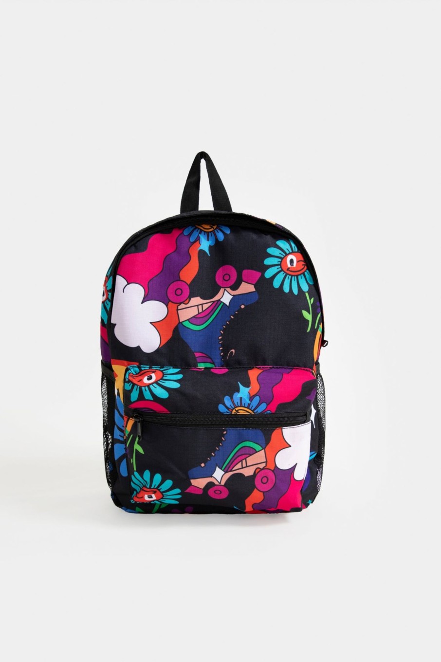 Hot All-Over Floral Print Backpack Accessories