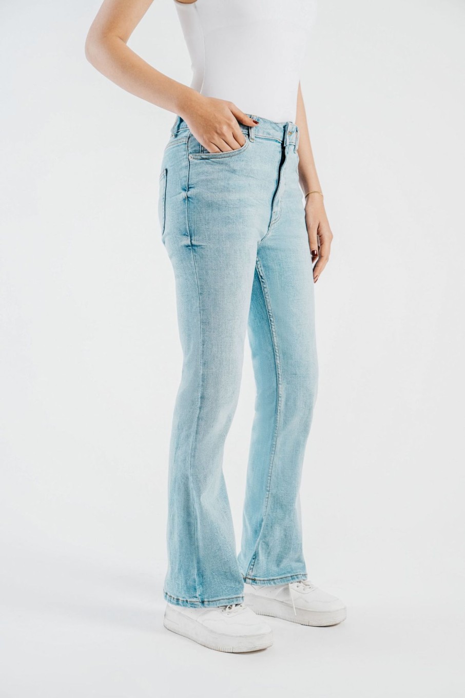 Online Skinny Flared Denim Jeans Jeans