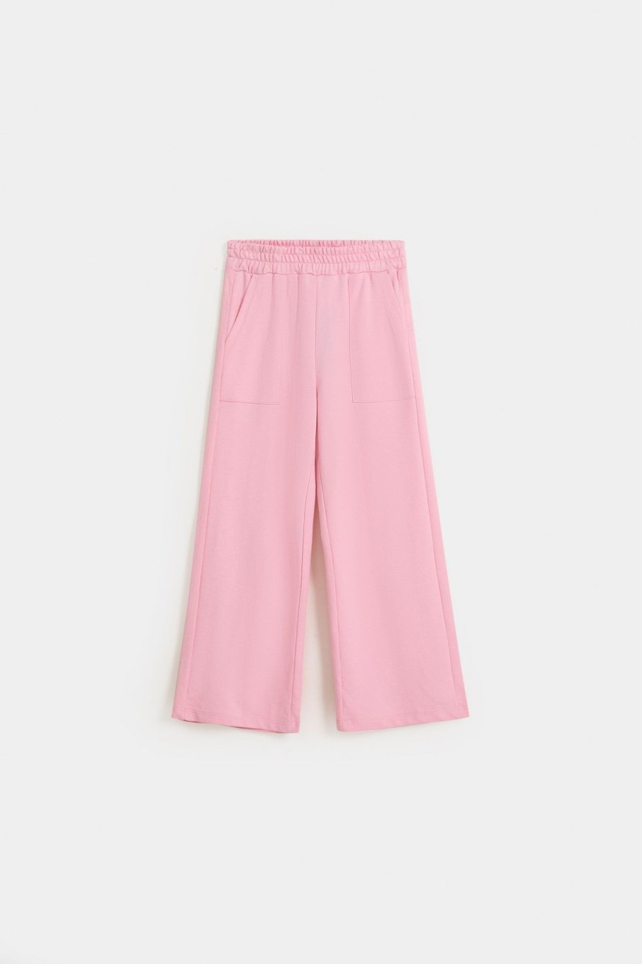 Clearance Knit Wide Leg Trousers Trousers