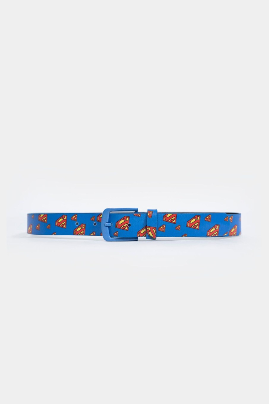 New Faux Leather Character Print Belt Accessories