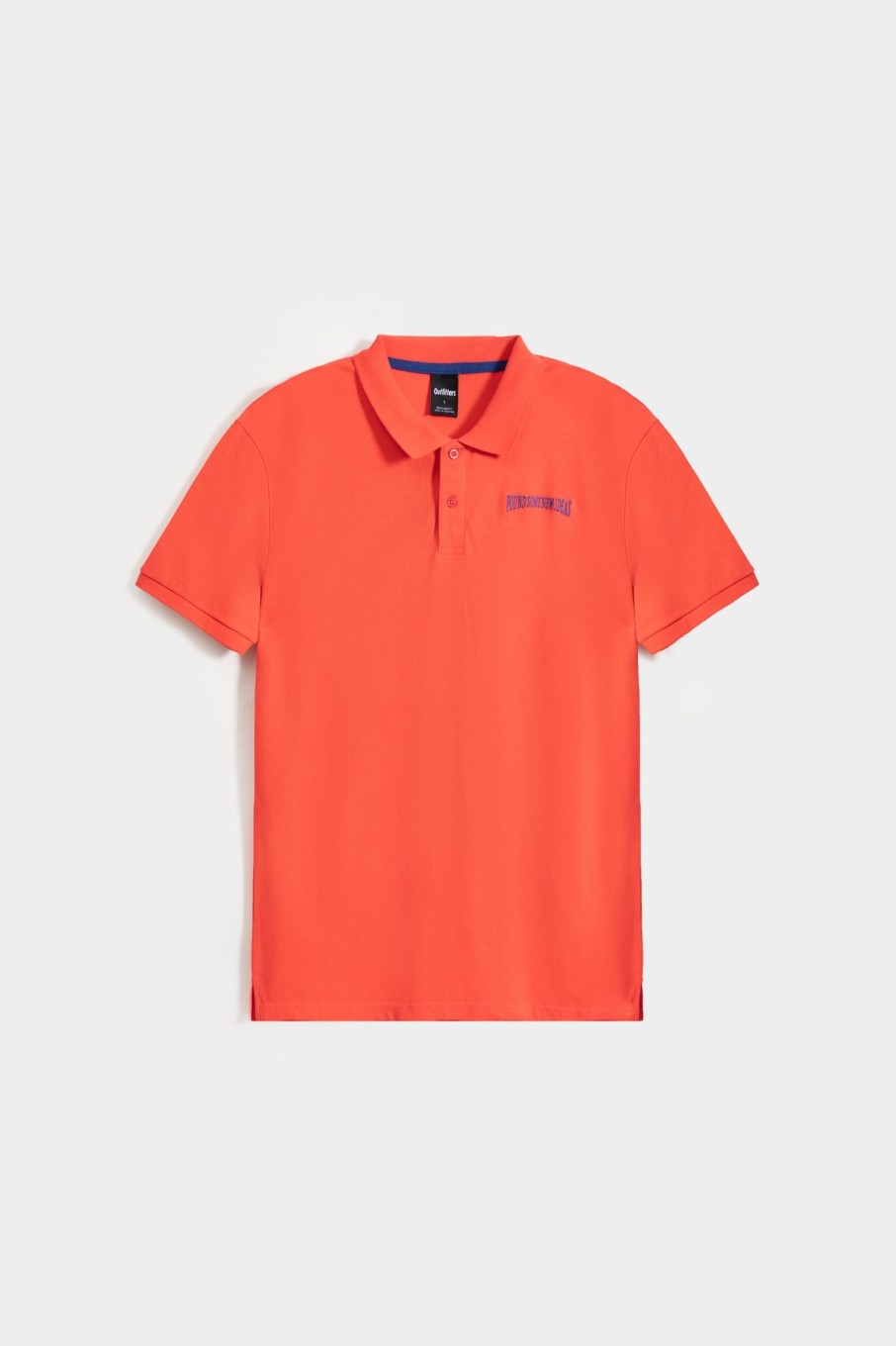 New Embroidered Slogan Polo Shirt Polos