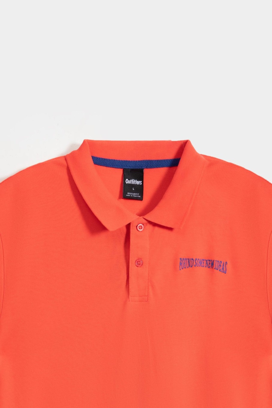 New Embroidered Slogan Polo Shirt Polos