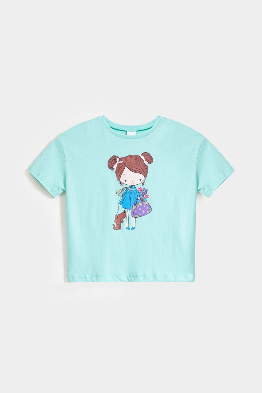 New Girl Print T-Shirt T-Shirts