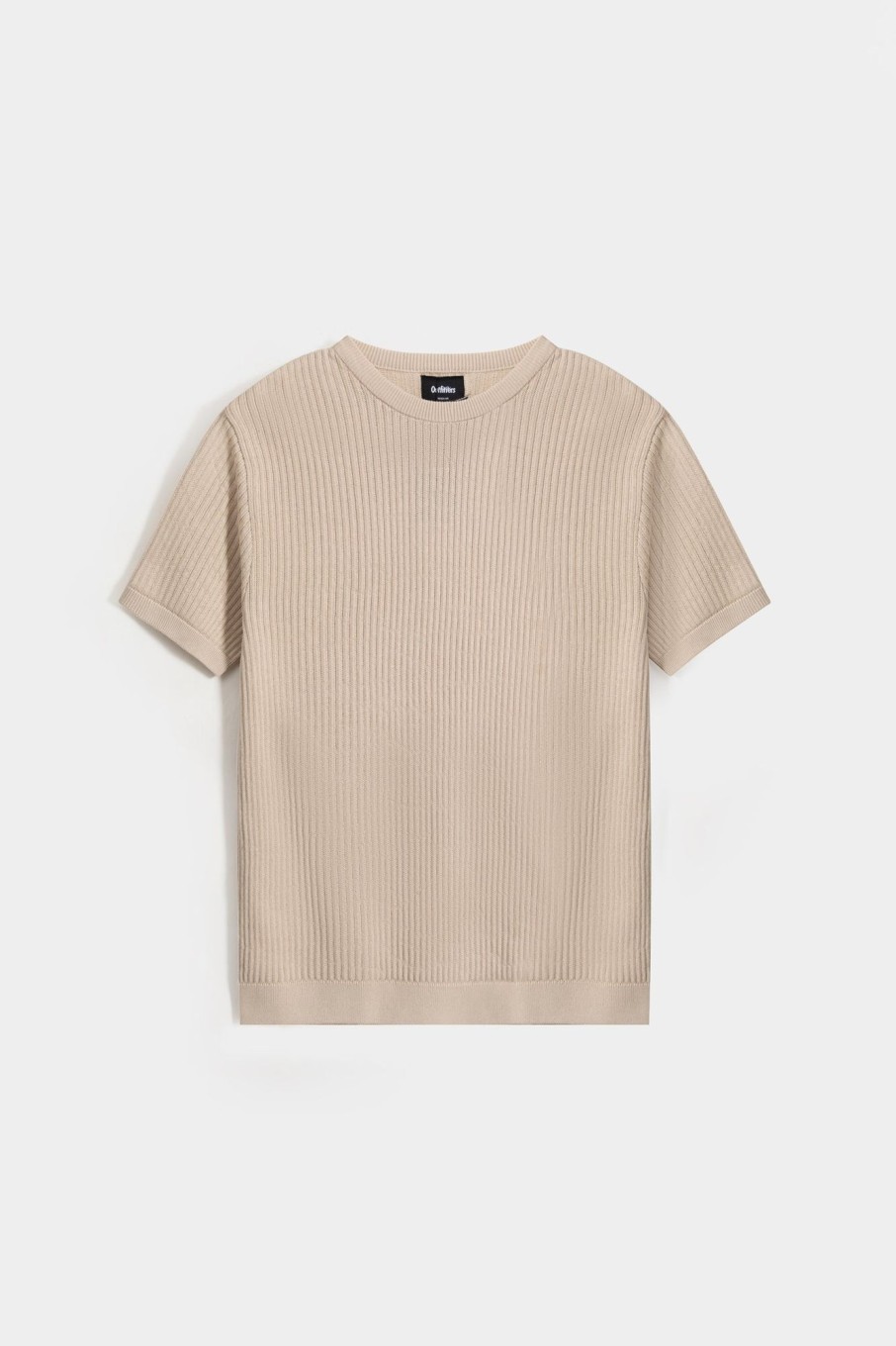 Online Textured Knit T-Shirt T-Shirts