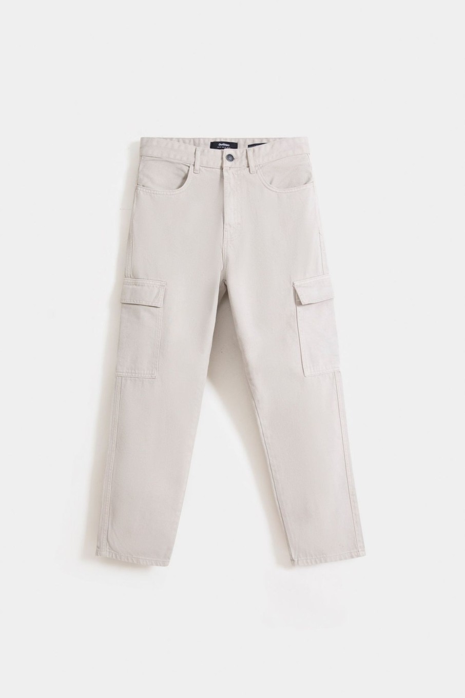 Clearance Straight Fit Cargo Pants Trousers