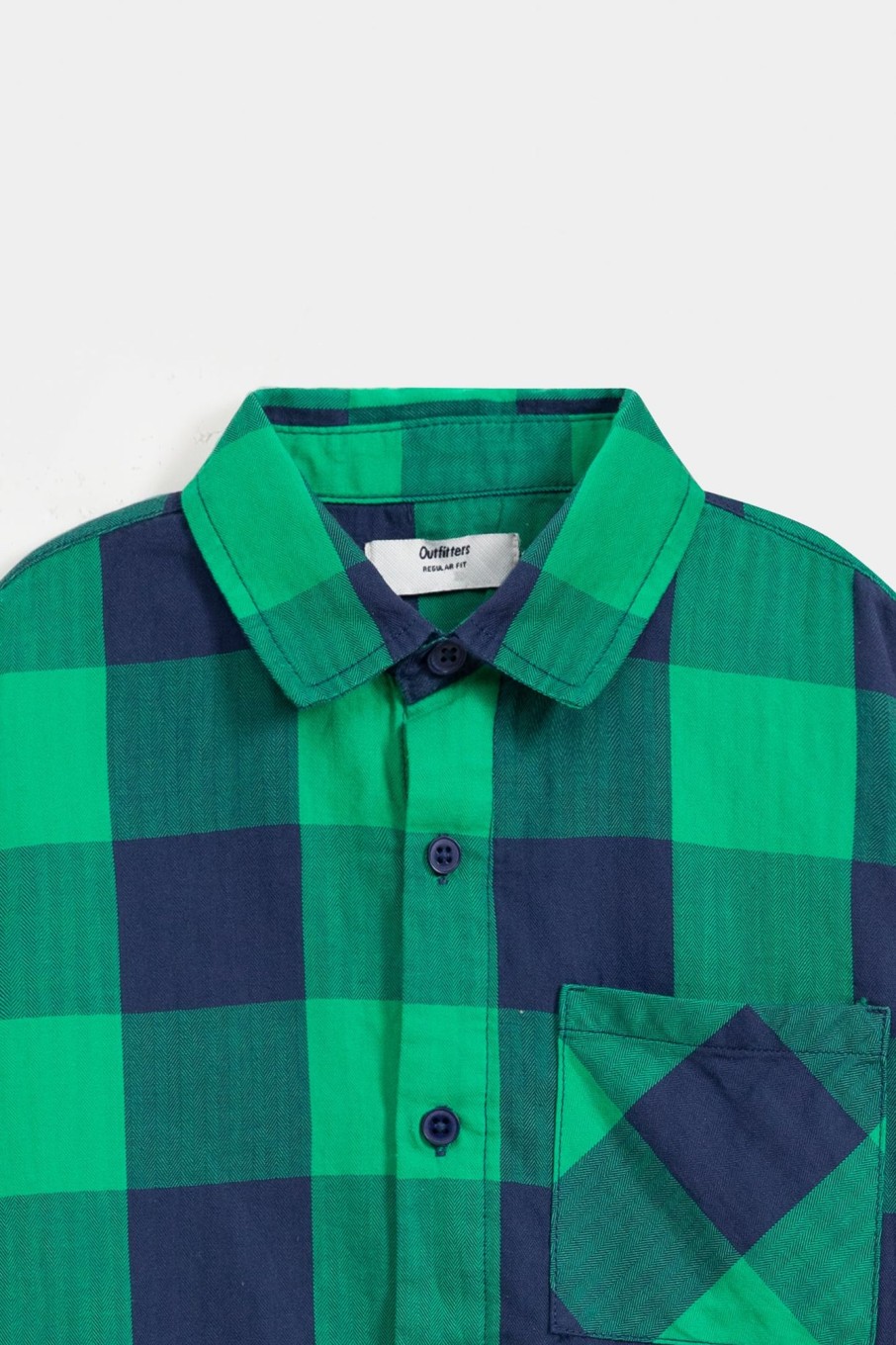 Clearance Button Down Checkered Shirt Shirts