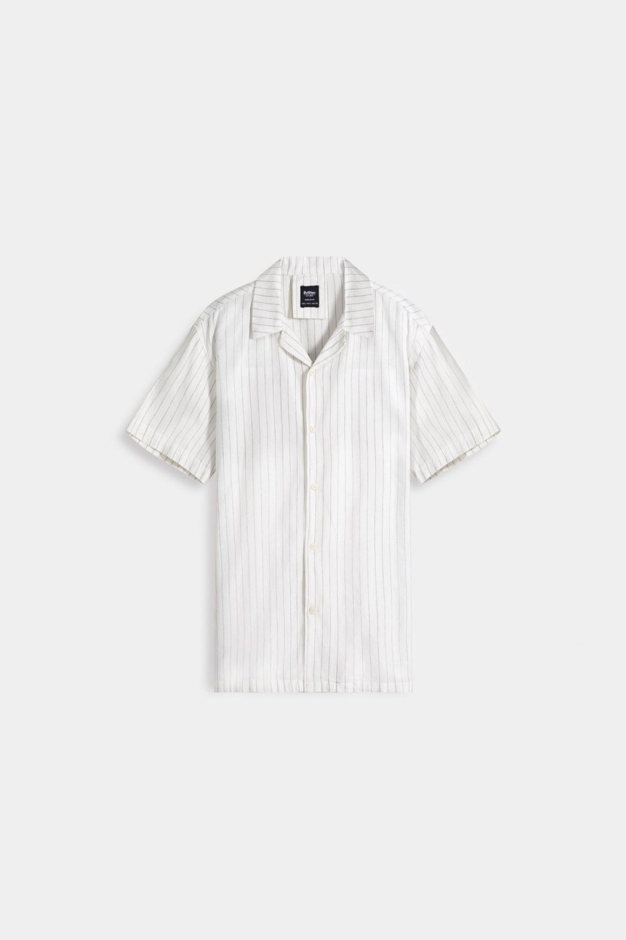 Best Cotton Linen Stripped Resort Collar Shirt Shirts