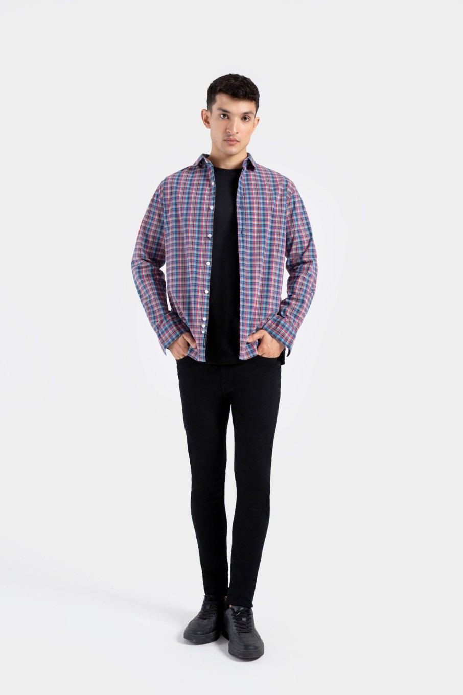 Wholesale Cotton Checkered Shirt Shirts