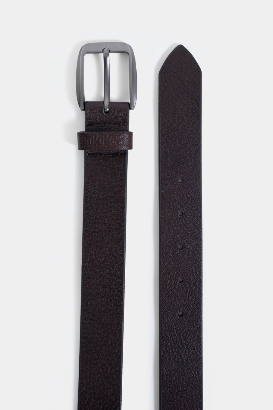 Online Genuine Leather Textured Belt Accessories