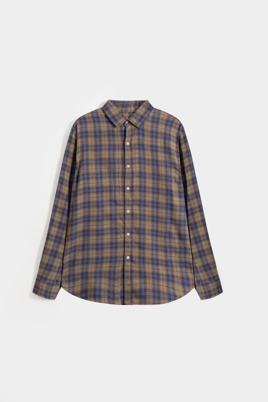 Hot Cotton Checkered Shirt Shirts