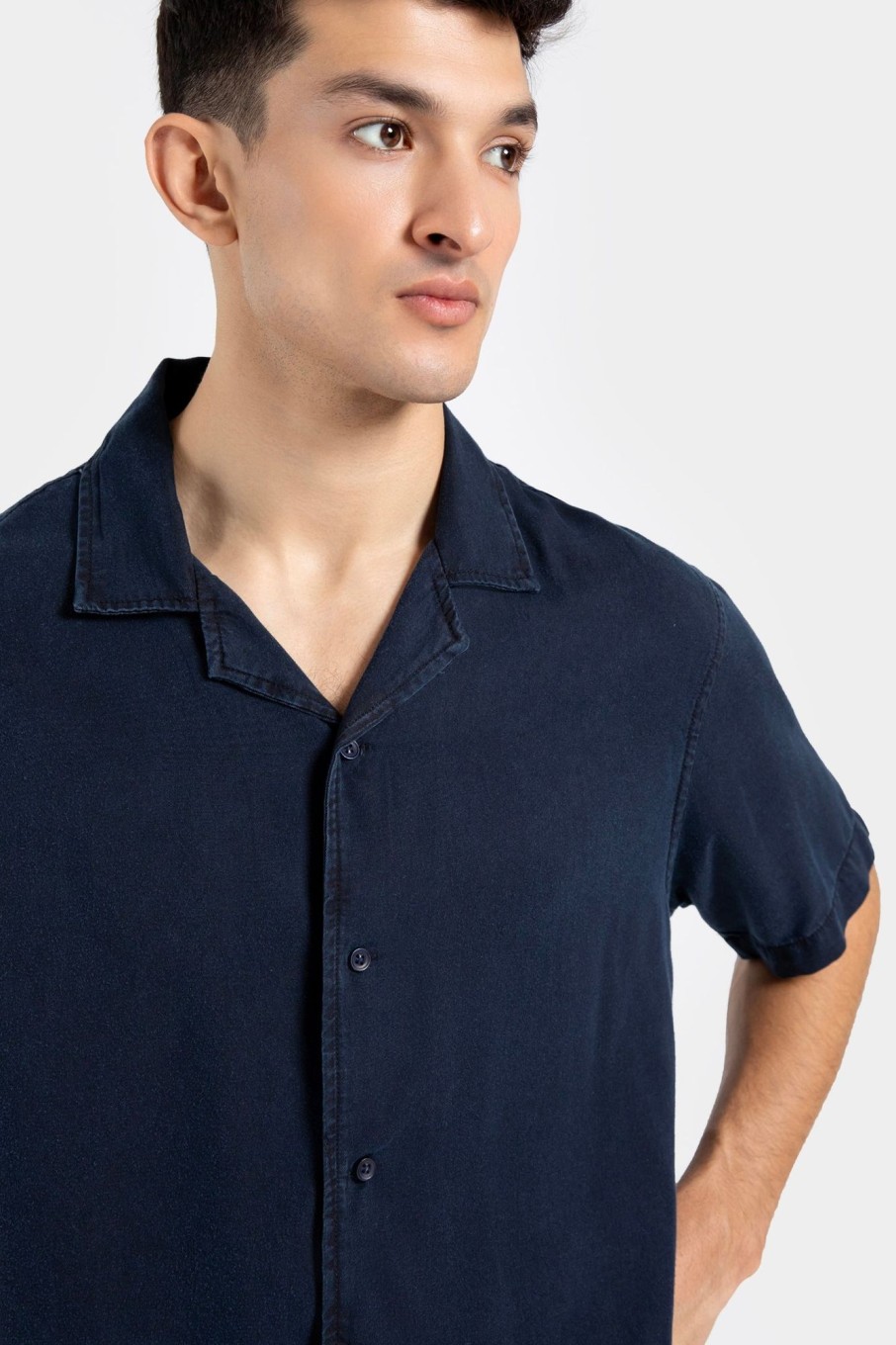 Hot Basic Resort Collar Shirt Shirts