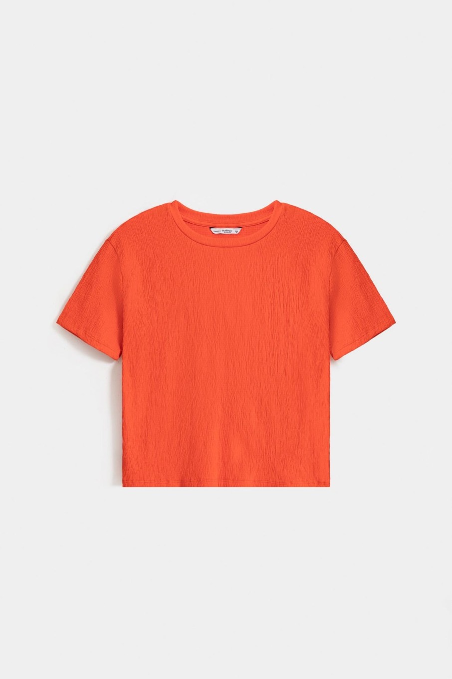 Clearance Solid Textured T-Shirt T-Shirts