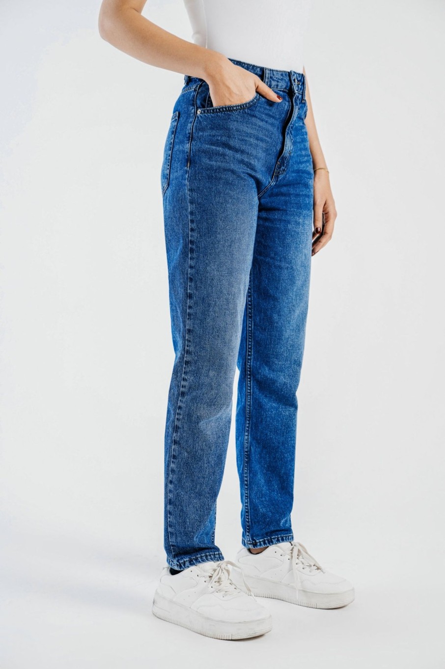 Clearance Basic Mom Fit Jeans Jeans