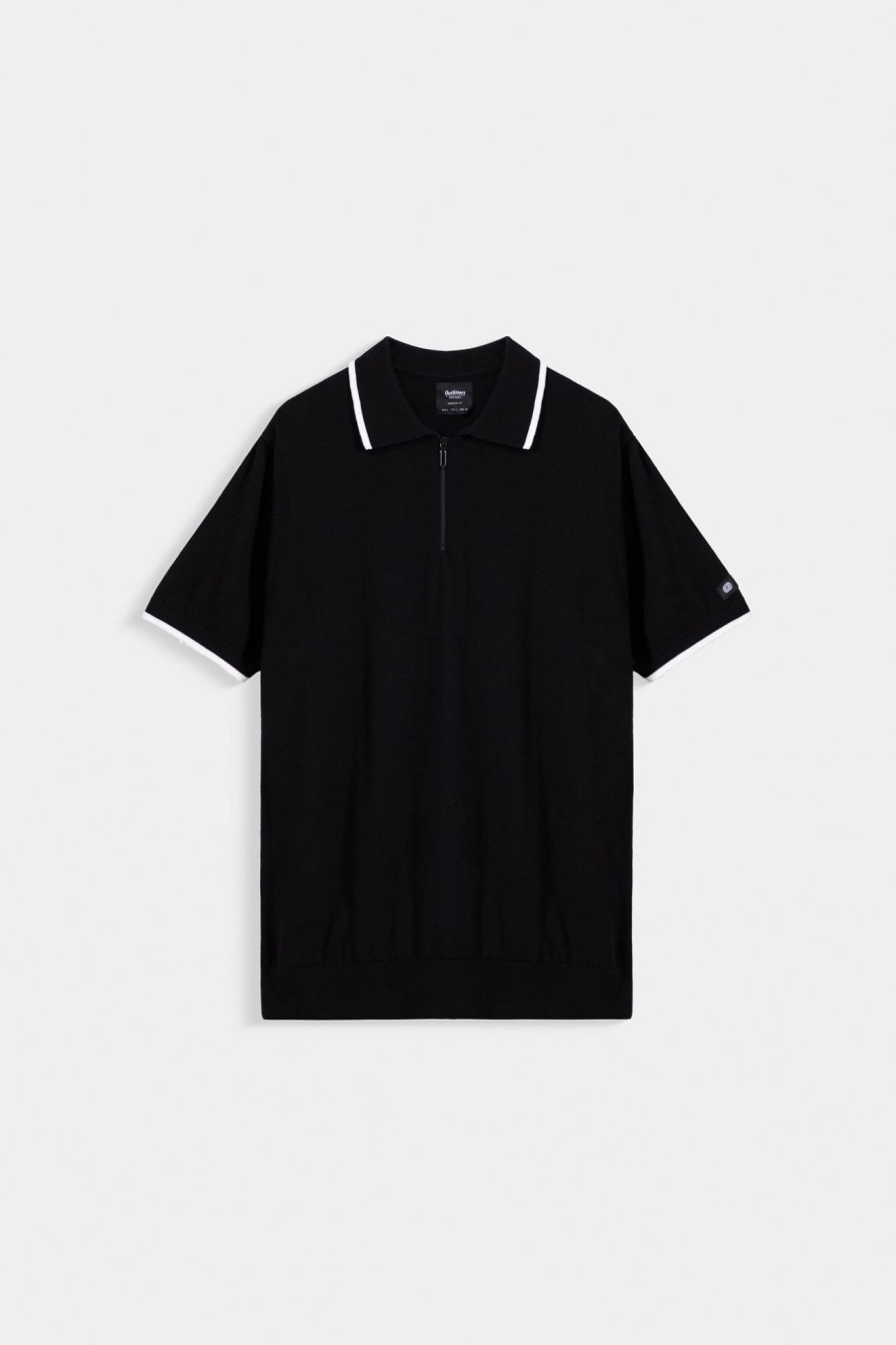 Online Premium Knitted Zipper Polo Polos