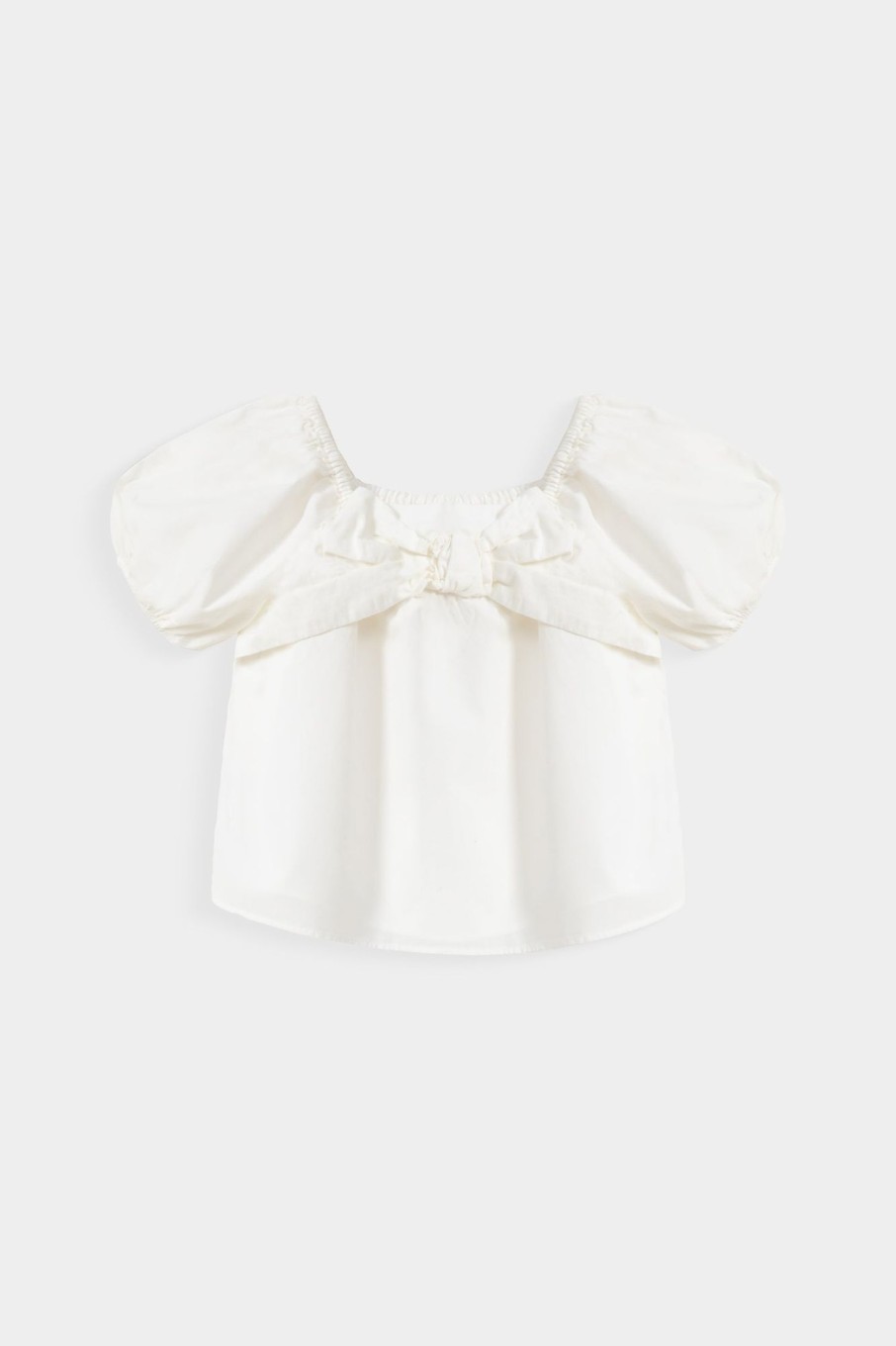 Clearance Blouse With Bow-Tie Detail Shirts