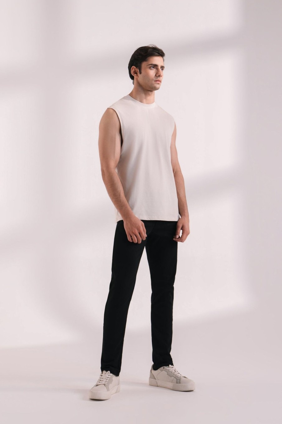 Clearance Basic Sleeveless T-Shirt T-Shirts