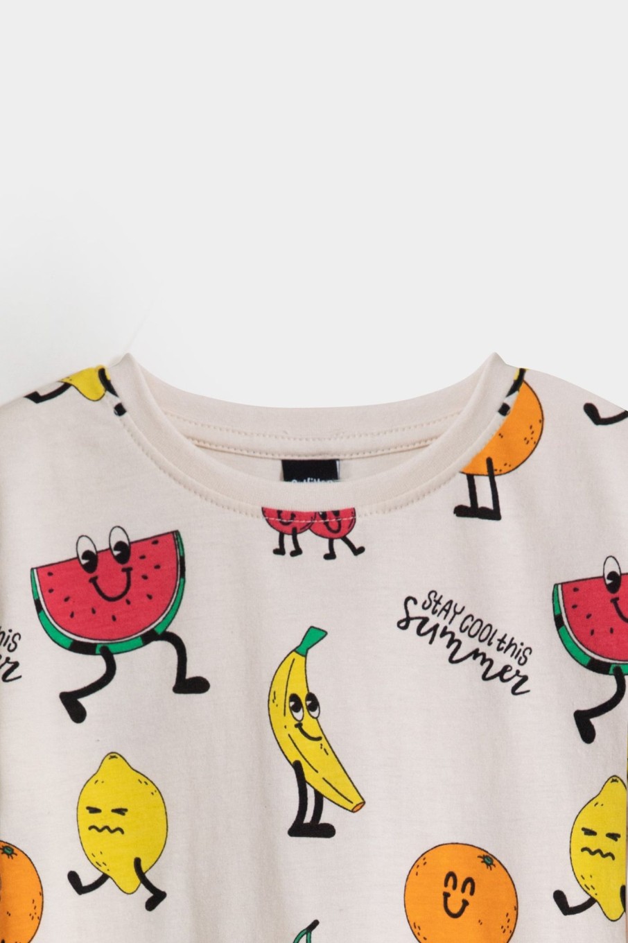 New All-Over Fruit Print T-Shirt T-Shirts