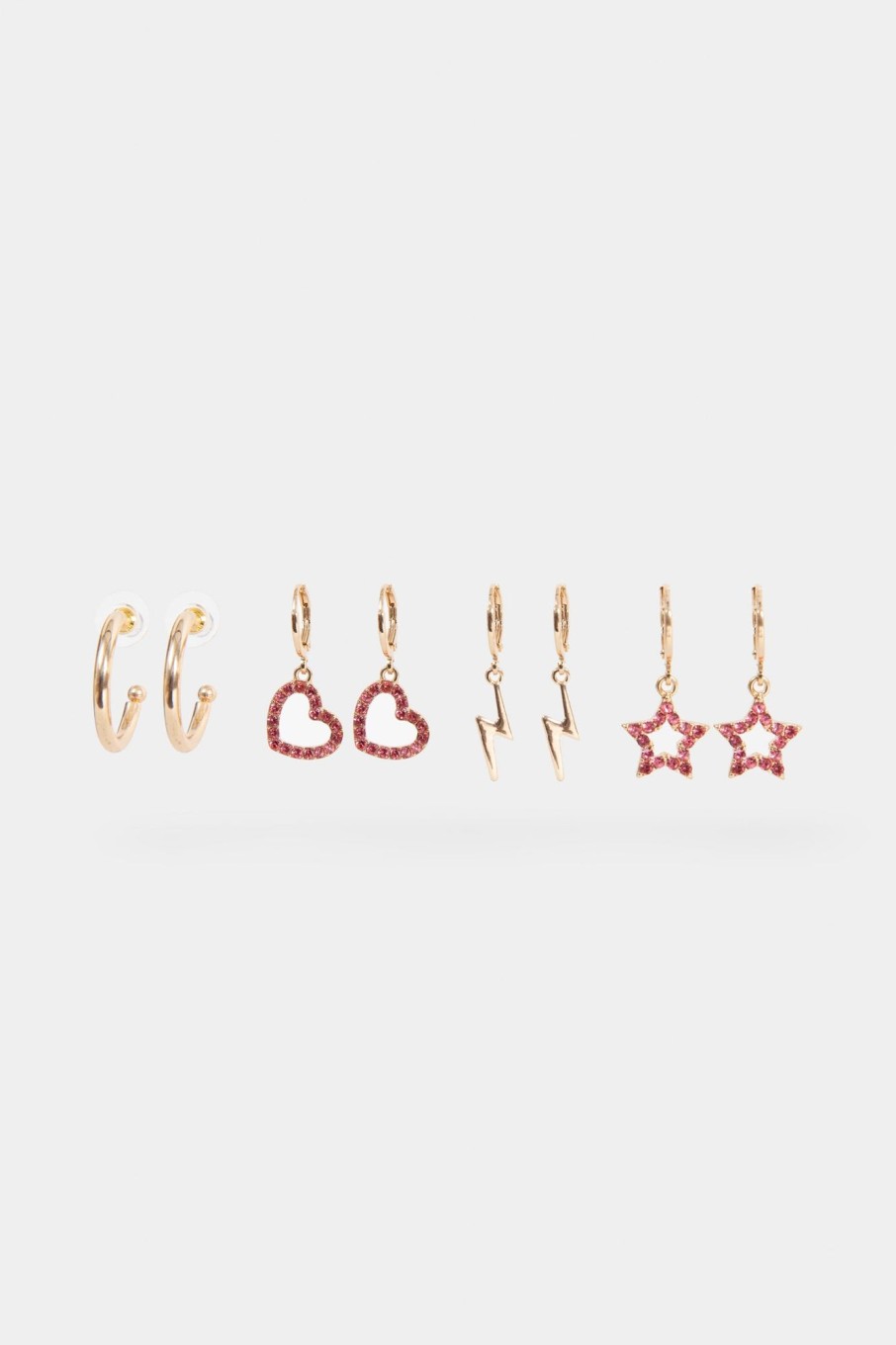 Clearance Pack Of 4 Earrings Jewellery