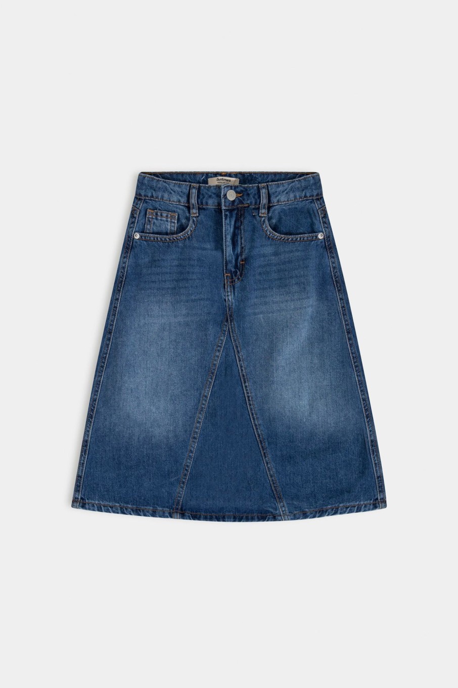 Clearance Denim Midi Skirt Shorts