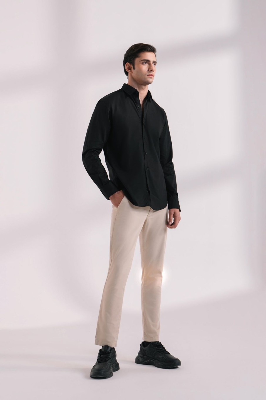 Clearance Basic Poplin Shirt Shirts