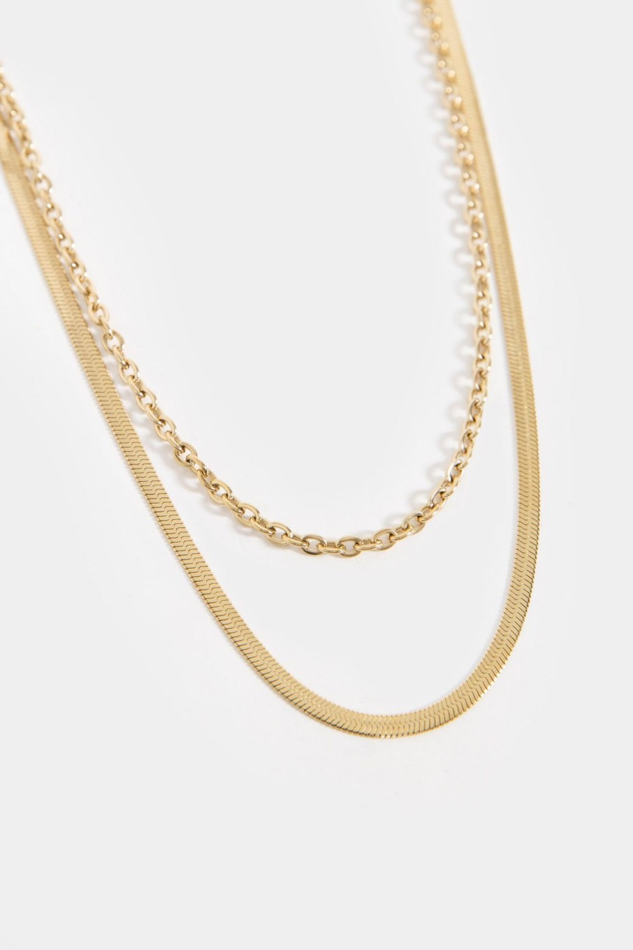 Clearance Double Chain Necklace Jewellery