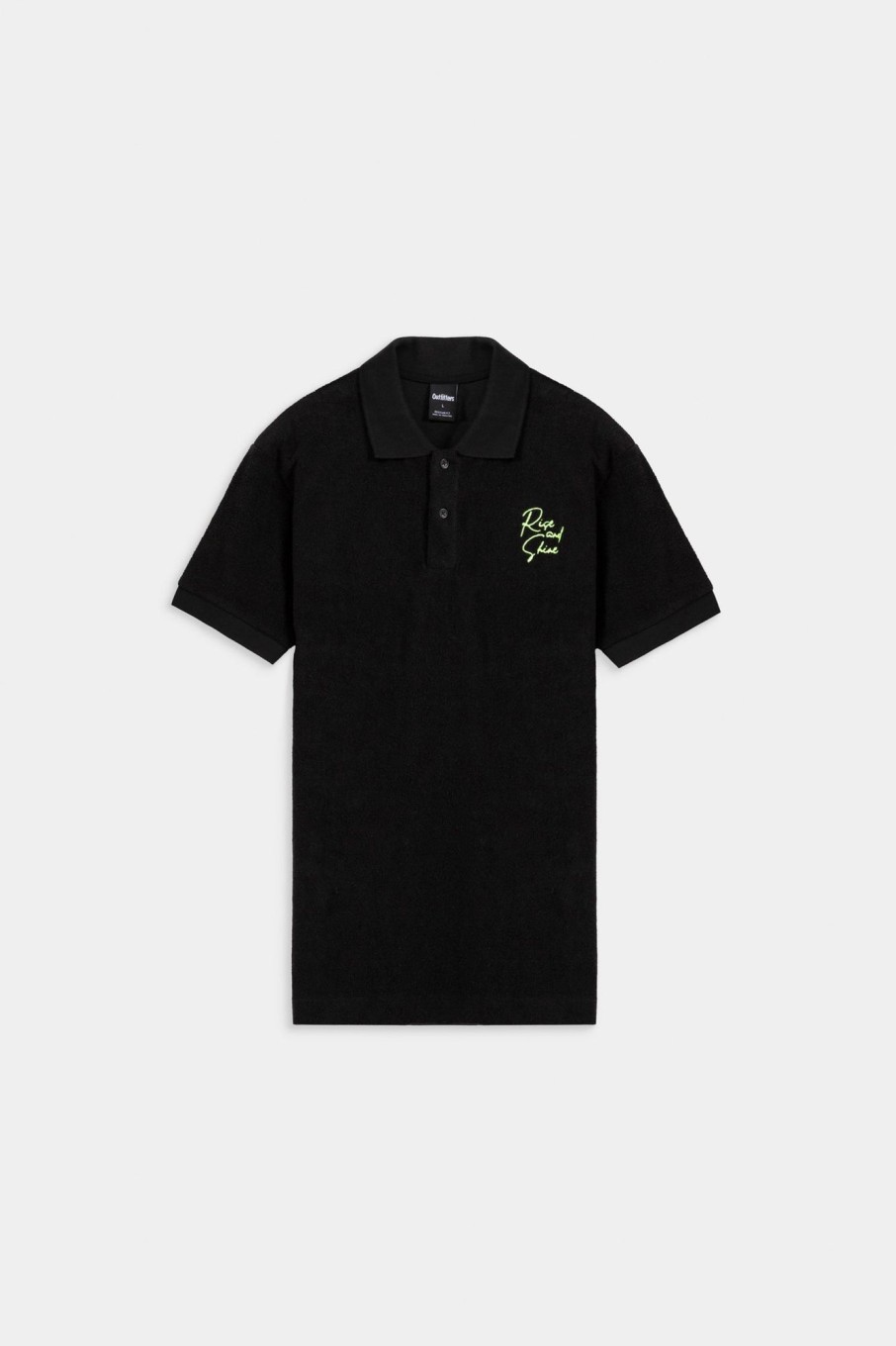 Online Textured Slogan Polo Shirt Polos