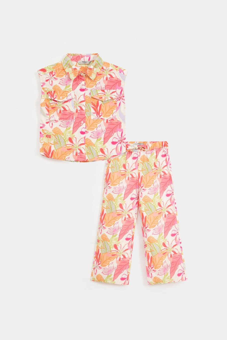 Hot Floral Print Co-Ord Set Suits