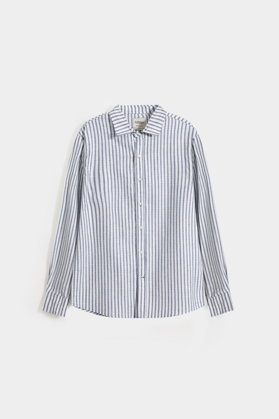 Online Textured Stripe Shirt Shirts