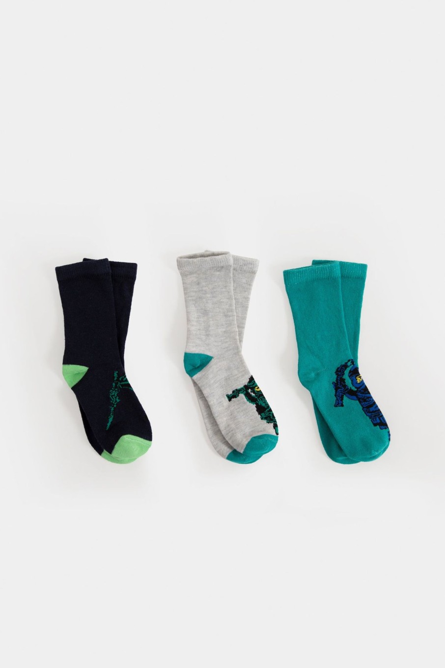 New Pack Of 3-Ninja Socks Accessories