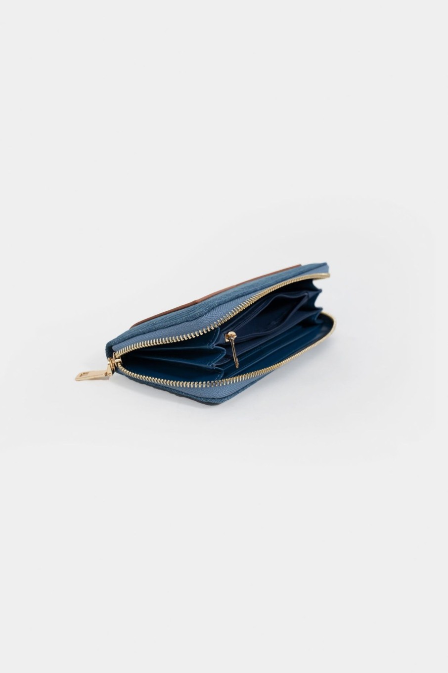 Wholesale Denim Zip-Around Wallet Accessories