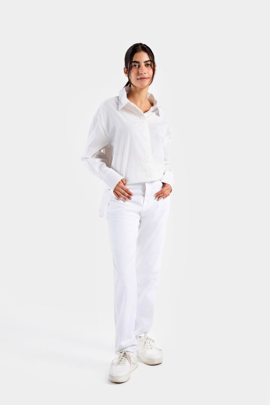 Wholesale Mom Fit Non Denim Pants Trousers