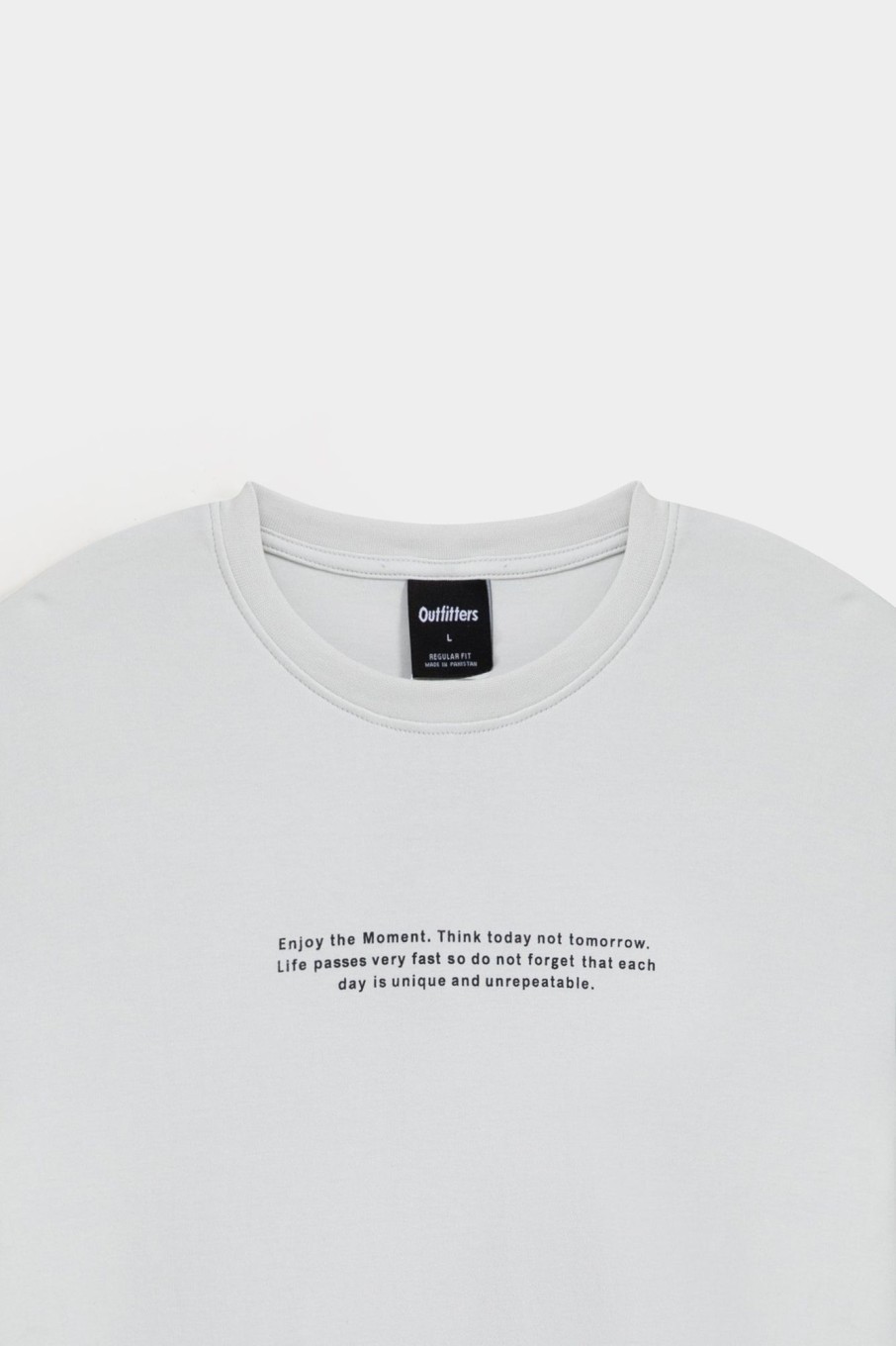 Online Slogan Print T-Shirt T-Shirts