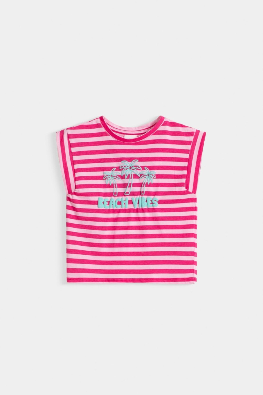 Online Beach Vibes Stripe T-Shirt T-Shirts