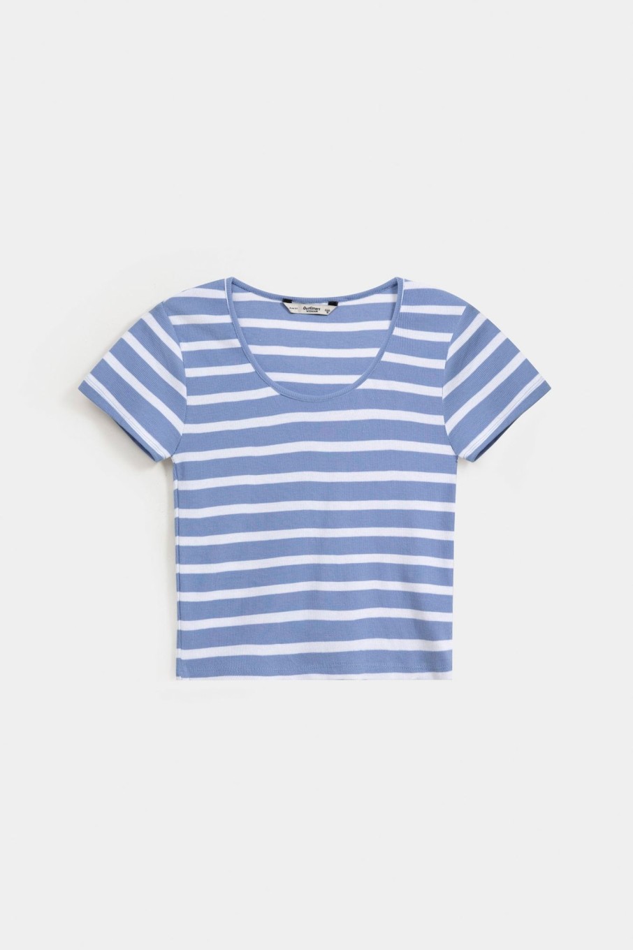 Hot Striped T-Shirt With Scoop Neck T-Shirts