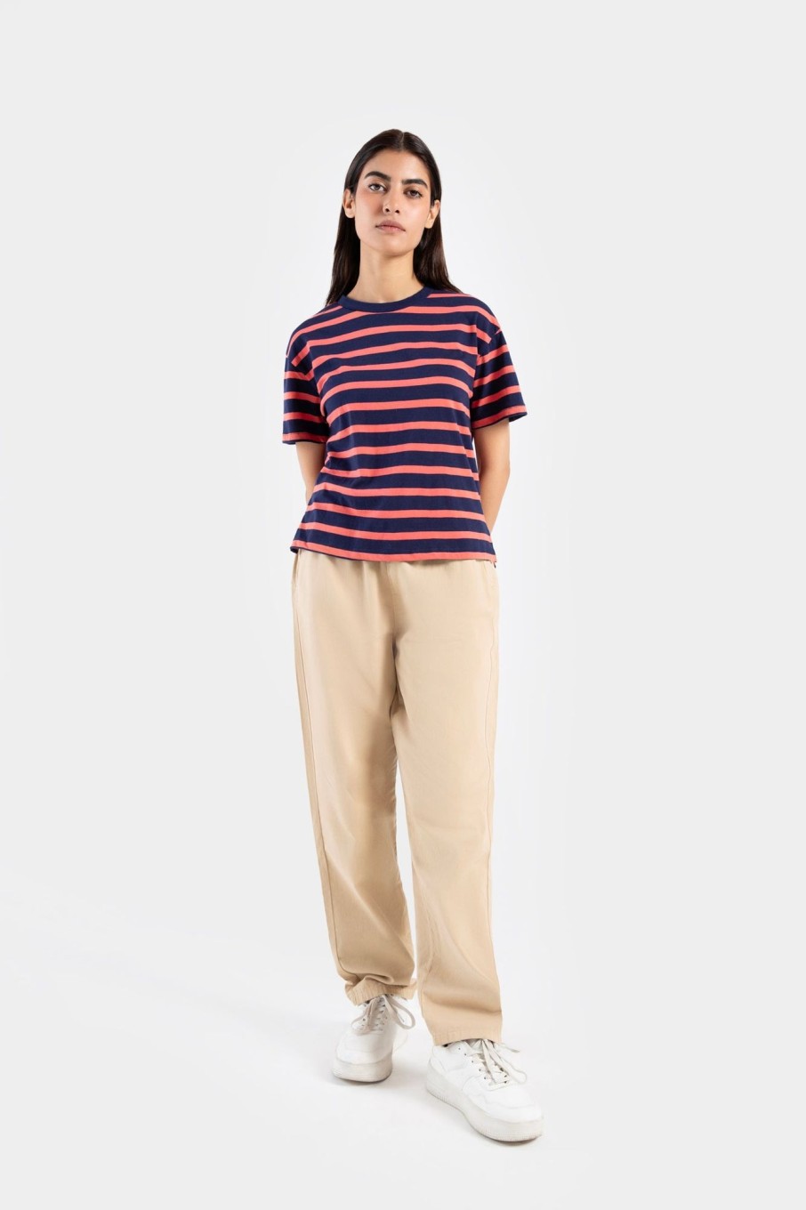 Clearance Striped T-Shirt With Side Vent T-Shirts