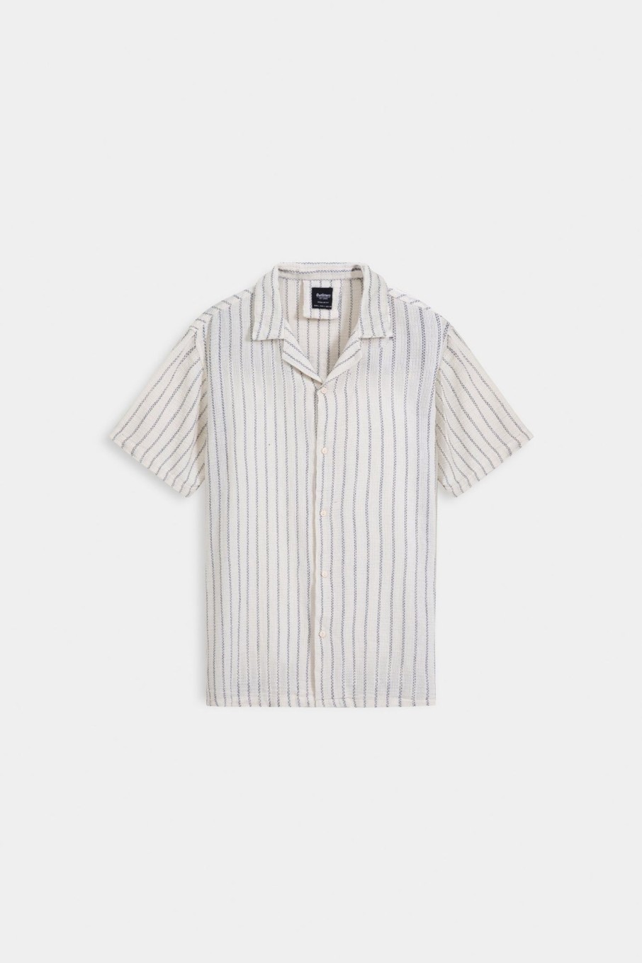 Hot Textured Striped Shirt Shirts